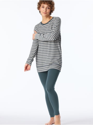 Schiesser Pyjama Casual Essentials in Blau