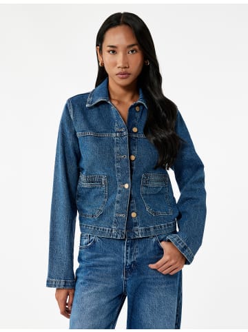 KOTON JACKSACKEN in Mittel Indigo