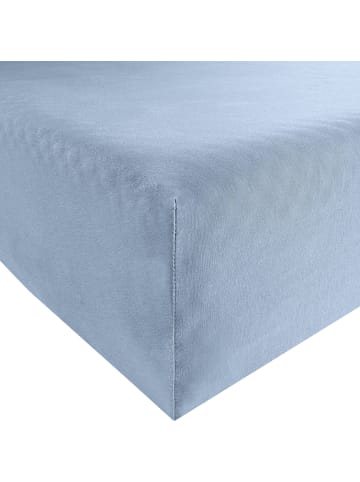 REDBEST Single-Jersey Spannbettlaken Denver in hellblau