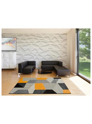 Atticgo Kurzflor-Teppich LEO in grau