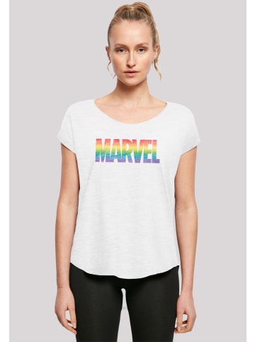 F4NT4STIC Long Cut T-Shirt Marvel Pride in weiß