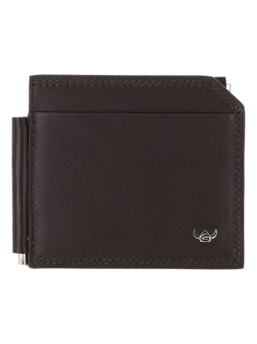 Golden Head Polo Geldbörse Leder 10 cm Geldscheinklammer in dunkelbraun