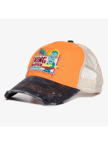 King Kerosin King Kerosin Trucker Cap Tiki Surfers in orange