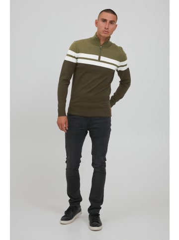 BLEND Troyer BHNaresh 20713947 ME Feinstrick Troyer im Colorblock Design in Grün