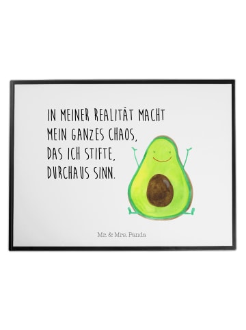 Mr. & Mrs. Panda schreibtischmatte Avocado Glücklich mit Spruch in Weiß