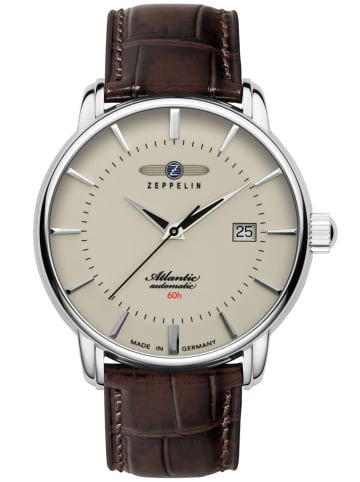 Zeppelin Herrenuhr Automatik Atlantic Braun/Beige