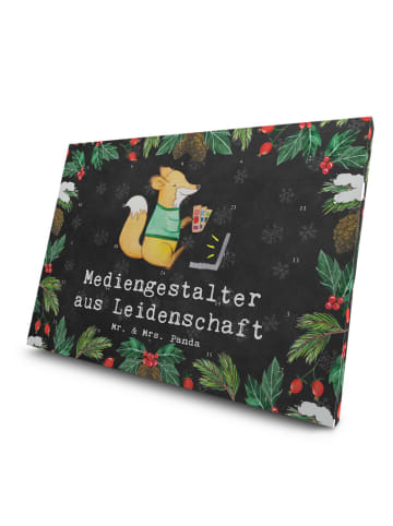 Mr. & Mrs. Panda Tee Adventskalender Mediengestalter Leidenschaf... in Kreidetafel