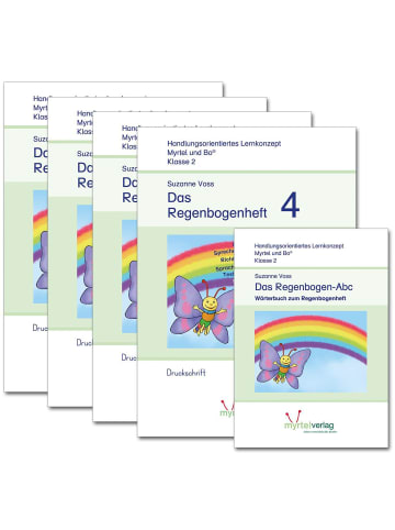 Myrtel Regenbogenhefte (Druckschrift). Paket