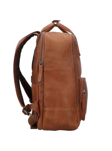 The Chesterfield Brand Belford Business-Rucksack Leder 40 cm Laptopfach in cognac