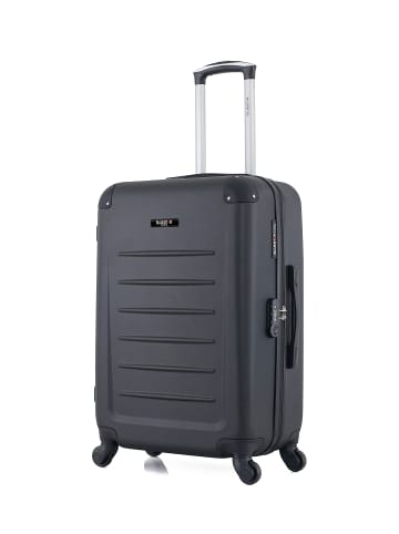 BlueStar Mittelgroßer Koffer OPERA in Schwarz (64L)