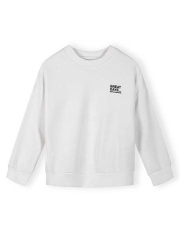 Minoti 2-er Pack Rundhalspullover NOSFLEECE403 in weiß