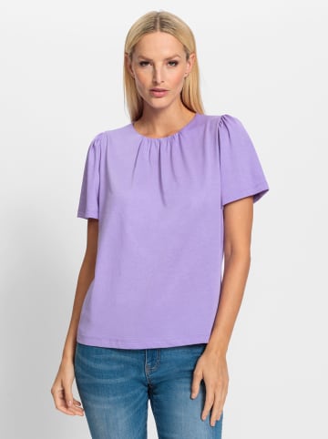 Heine Kurzarmshirt in lavendel