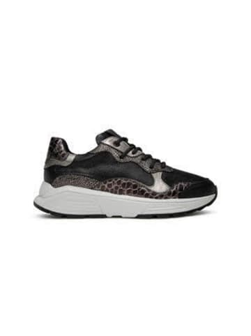 Xsensible Damen- Schnürschuhe Rainbow in Schwarz