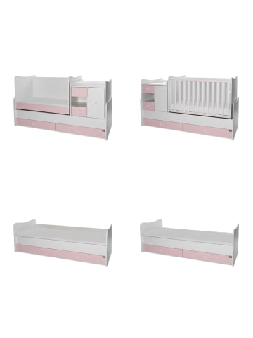Lorelli Baby- und Kinderbett Mini Max in rosa