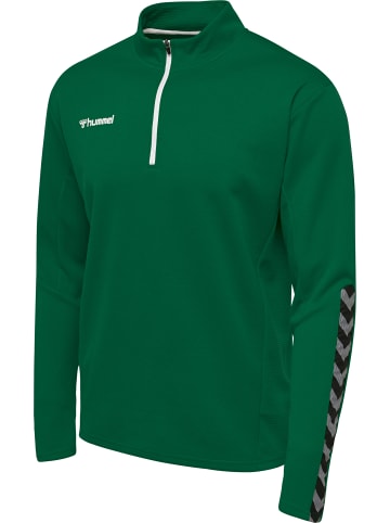Hummel Halbreißverschluss Sweatshirt Hmlauthentic Herren in EVERGREEN