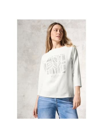 Cecil Langarmshirt in vanilla white