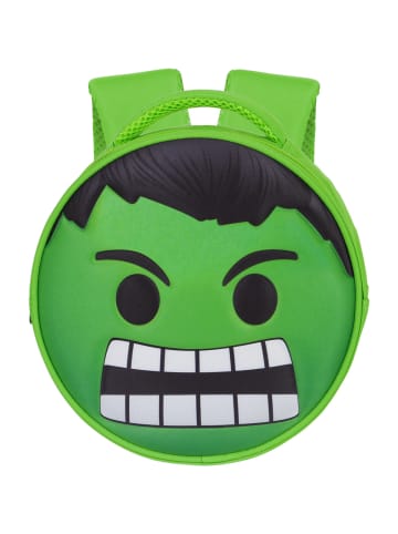 Marvel Rucksack Hulk Send-Emoji in gruen