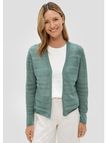 s.Oliver Strickjacke langarm in Petrol