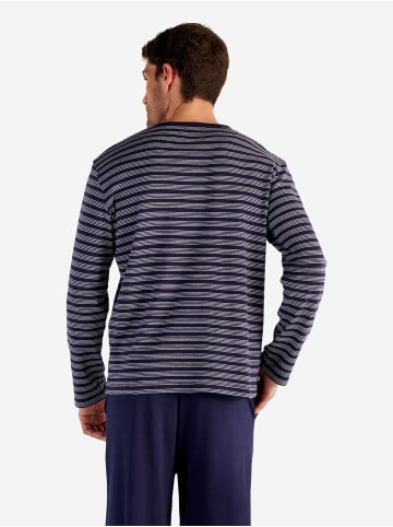 HOM Pyjama Freedom in black/white stripes
