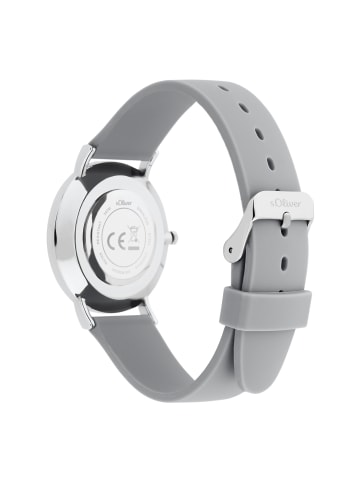 s.Oliver Quarzuhr SO-3707-PQ in Silber