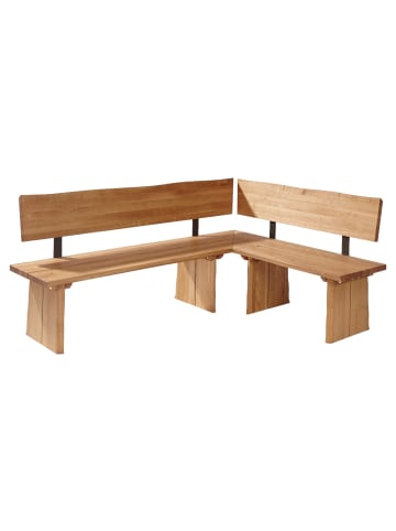 58 aufm Kessel ECKBANK Dayana 201 x 151 x 87 Massivholz Wildeiche geölt
