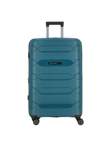 Polestream Strz by Asteroid 4 Rollen Trolley L 74 cm mit Dehnfalte in deepsea green