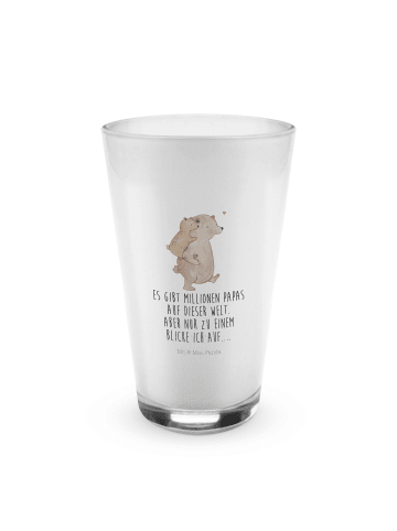 Mr. & Mrs. Panda Glas Papa Bär mit Spruch in Transparent