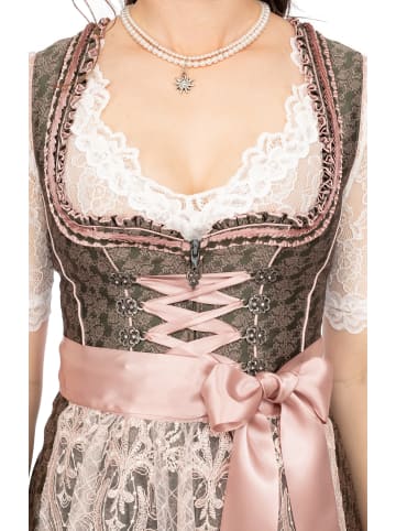 MarJo Dirndl ELEONORA in gruen-rosa