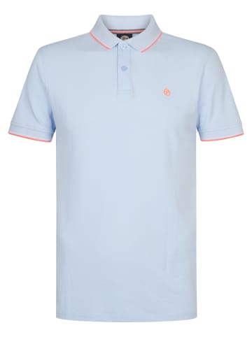 Petrol Industries Klassisches Poloshirt Wave in Blau