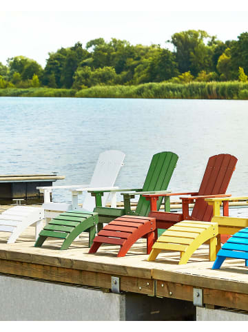 Beliani 2-tlg Gartenstuhl ADIRONDACK in Grün