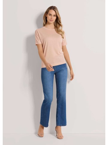 MADELEINE Glamouröses Stretch-Oberteil in puderrosé