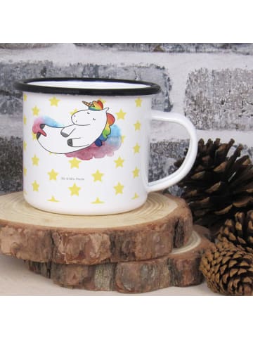 Mr. & Mrs. Panda Haferl Einhorn Wolke 7 ohne Spruch in Weiß