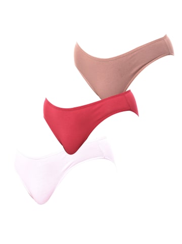 Kisses and Love 3er-Set: Pantys in Multicolored