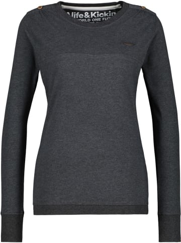 alife and kickin Longsleeve in Grau
