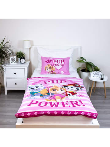 Paw Patrol Paw Patrol Bettwäsche-Set für Kinderbett 100x135 cm + 40x60 cm aus in Pink
