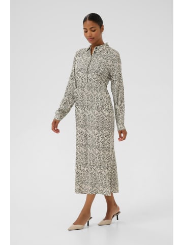 Kaffe Kleid KAmiriam Loose fit in Black Oyster/Turtledove Animal