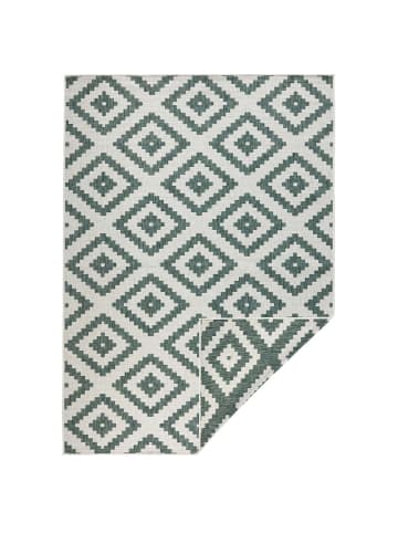 NORTHRUGS In- & Outdoor Teppich Malta Grün Creme