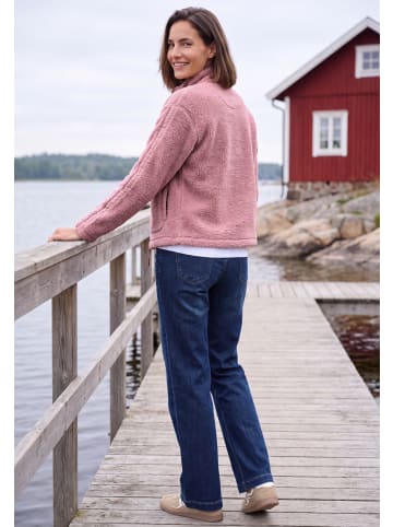Cecil Teddy Jacket in Velvet Rose