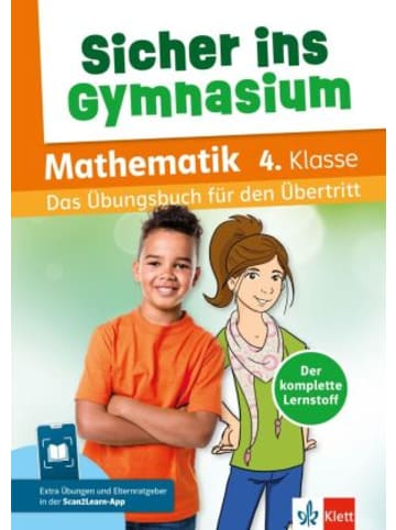 KLETT LERNTRAINING  Buch - Klett Sicher ins Gymnasium Mathematik  4. Klasse