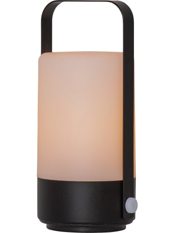 STAR Trading Batterie Tischleuchte Flame Lantern in Schwarz,Weiß