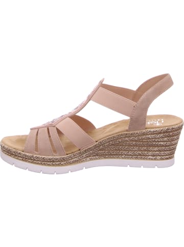 rieker Keilsandalette in rosa