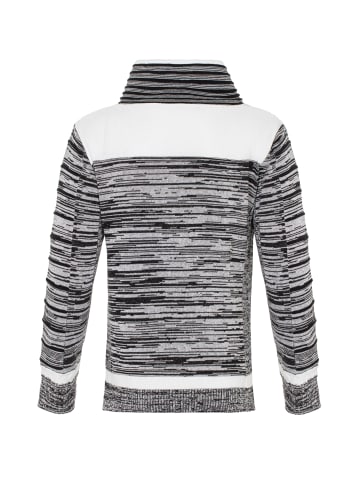 Cipo & Baxx Strickpullover in WHITE-BLACK