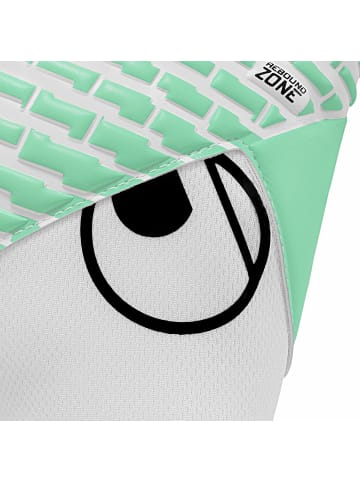 uhlsport  Torwarthandschuhe FM Absolutgrip Tight HN in weiß/mint/schwarz