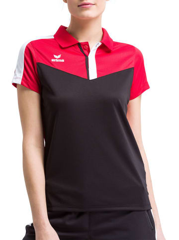 erima Squad Poloshirt in rot/schwarz/weiss