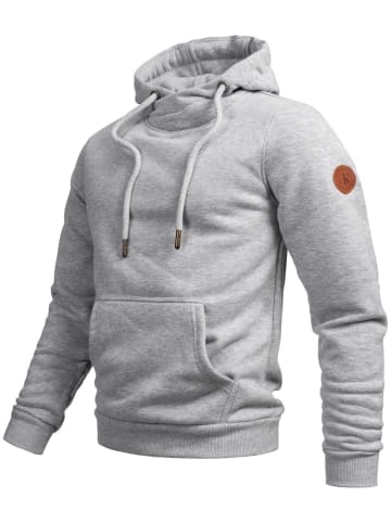 Alessandro Salvarini Hoodie AS-294 in Hellgrau