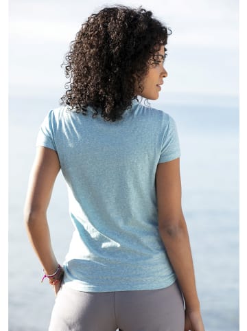 Venice Beach Strandshirt in türkis-meliert