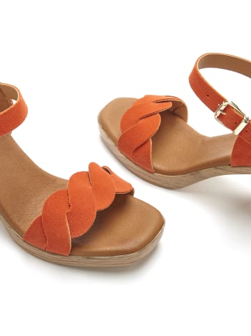 LASCANA Riemchensandalette in orange