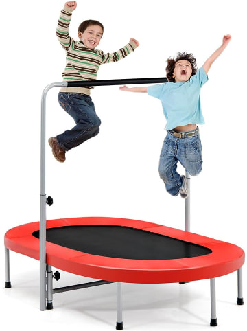 COSTWAY 2 Personen Trampolin in Rot