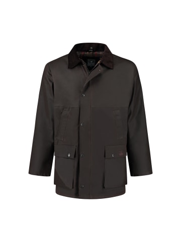 MGO leisure wear British Wax Jacket in Braun