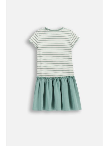 Coccodrillo Kurzarmkleid in grün